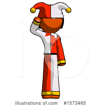 Royalty-Free (RF) Orange Design Mascot Clipart Illustration by Leo Blanchette - Stock Sample #1573465