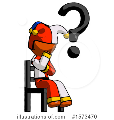 Royalty-Free (RF) Orange Design Mascot Clipart Illustration by Leo Blanchette - Stock Sample #1573470