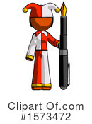 Orange Design Mascot Clipart #1573472 by Leo Blanchette