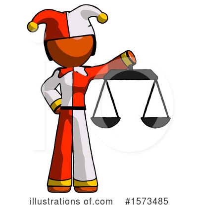 Royalty-Free (RF) Orange Design Mascot Clipart Illustration by Leo Blanchette - Stock Sample #1573485