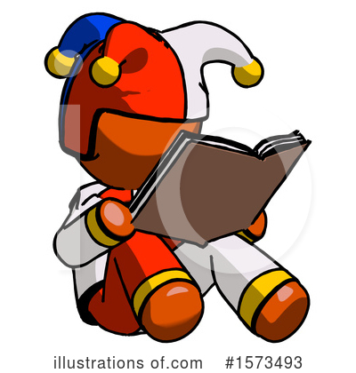 Royalty-Free (RF) Orange Design Mascot Clipart Illustration by Leo Blanchette - Stock Sample #1573493