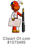 Orange Design Mascot Clipart #1573495 by Leo Blanchette