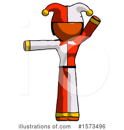 Royalty-Free (RF) Orange Design Mascot Clipart Illustration by Leo Blanchette - Stock Sample #1573496