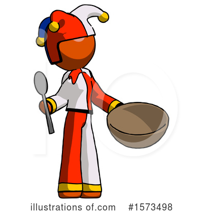 Royalty-Free (RF) Orange Design Mascot Clipart Illustration by Leo Blanchette - Stock Sample #1573498