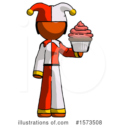 Royalty-Free (RF) Orange Design Mascot Clipart Illustration by Leo Blanchette - Stock Sample #1573508