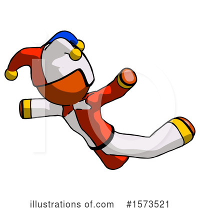 Royalty-Free (RF) Orange Design Mascot Clipart Illustration by Leo Blanchette - Stock Sample #1573521