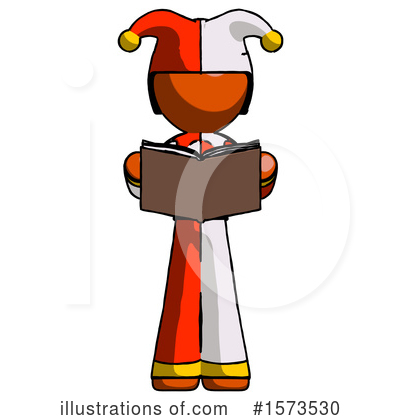 Royalty-Free (RF) Orange Design Mascot Clipart Illustration by Leo Blanchette - Stock Sample #1573530