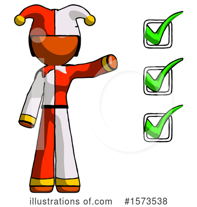 Royalty-Free (RF) Orange Design Mascot Clipart Illustration by Leo Blanchette - Stock Sample #1573538