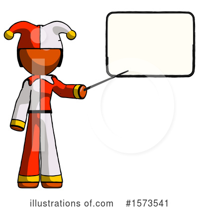 Royalty-Free (RF) Orange Design Mascot Clipart Illustration by Leo Blanchette - Stock Sample #1573541