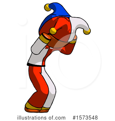 Royalty-Free (RF) Orange Design Mascot Clipart Illustration by Leo Blanchette - Stock Sample #1573548