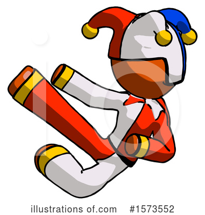 Royalty-Free (RF) Orange Design Mascot Clipart Illustration by Leo Blanchette - Stock Sample #1573552