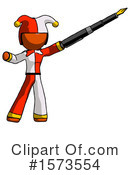 Orange Design Mascot Clipart #1573554 by Leo Blanchette