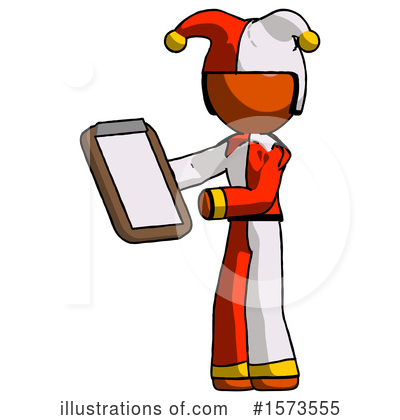 Royalty-Free (RF) Orange Design Mascot Clipart Illustration by Leo Blanchette - Stock Sample #1573555
