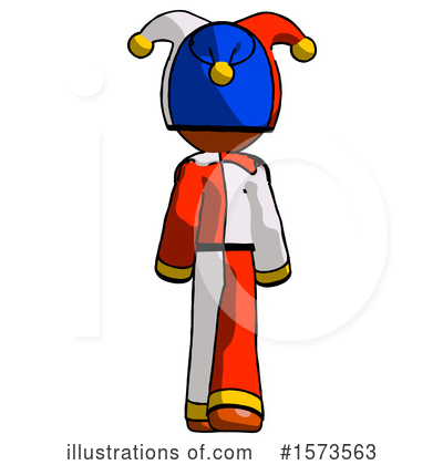 Royalty-Free (RF) Orange Design Mascot Clipart Illustration by Leo Blanchette - Stock Sample #1573563
