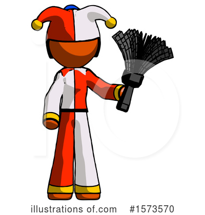Royalty-Free (RF) Orange Design Mascot Clipart Illustration by Leo Blanchette - Stock Sample #1573570