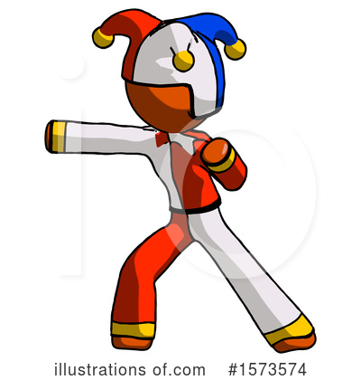 Royalty-Free (RF) Orange Design Mascot Clipart Illustration by Leo Blanchette - Stock Sample #1573574