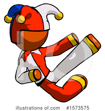 Royalty-Free (RF) Orange Design Mascot Clipart Illustration by Leo Blanchette - Stock Sample #1573575