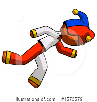 Royalty-Free (RF) Orange Design Mascot Clipart Illustration by Leo Blanchette - Stock Sample #1573579