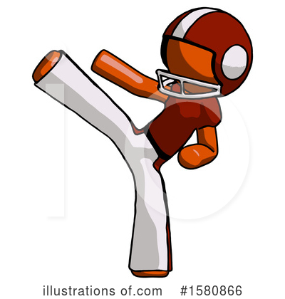 Royalty-Free (RF) Orange Design Mascot Clipart Illustration by Leo Blanchette - Stock Sample #1580866