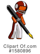 Orange Design Mascot Clipart #1580896 by Leo Blanchette