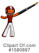 Orange Design Mascot Clipart #1580897 by Leo Blanchette