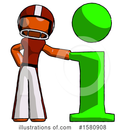 Royalty-Free (RF) Orange Design Mascot Clipart Illustration by Leo Blanchette - Stock Sample #1580908