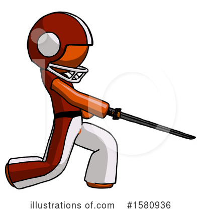 Royalty-Free (RF) Orange Design Mascot Clipart Illustration by Leo Blanchette - Stock Sample #1580936