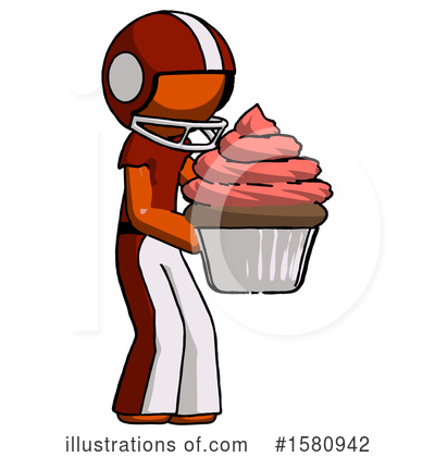 Royalty-Free (RF) Orange Design Mascot Clipart Illustration by Leo Blanchette - Stock Sample #1580942