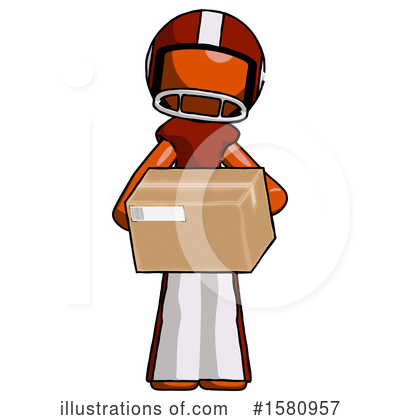 Royalty-Free (RF) Orange Design Mascot Clipart Illustration by Leo Blanchette - Stock Sample #1580957