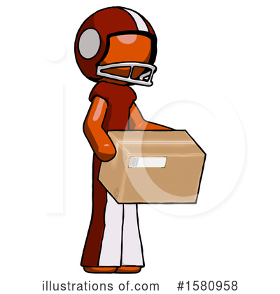 Royalty-Free (RF) Orange Design Mascot Clipart Illustration by Leo Blanchette - Stock Sample #1580958