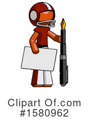 Orange Design Mascot Clipart #1580962 by Leo Blanchette