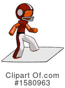 Orange Design Mascot Clipart #1580963 by Leo Blanchette