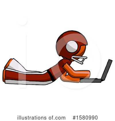 Royalty-Free (RF) Orange Design Mascot Clipart Illustration by Leo Blanchette - Stock Sample #1580990