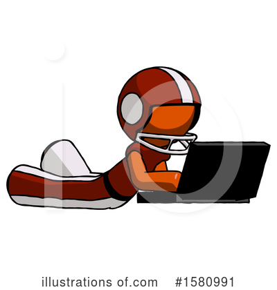 Royalty-Free (RF) Orange Design Mascot Clipart Illustration by Leo Blanchette - Stock Sample #1580991