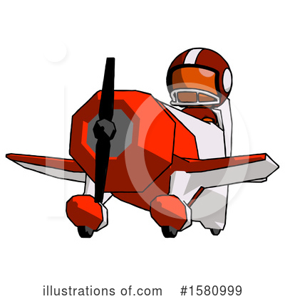 Royalty-Free (RF) Orange Design Mascot Clipart Illustration by Leo Blanchette - Stock Sample #1580999