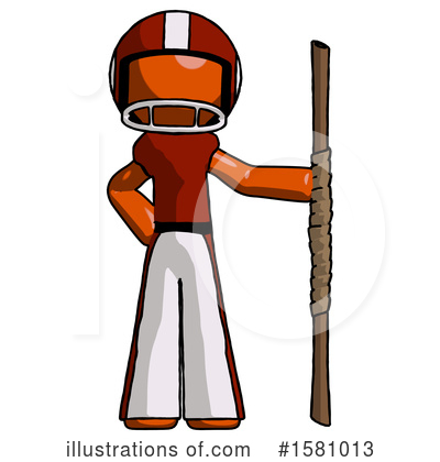 Royalty-Free (RF) Orange Design Mascot Clipart Illustration by Leo Blanchette - Stock Sample #1581013