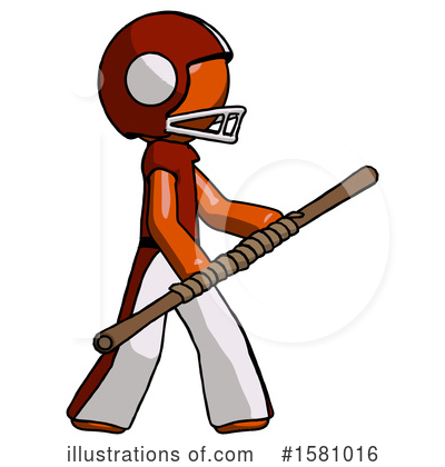 Royalty-Free (RF) Orange Design Mascot Clipart Illustration by Leo Blanchette - Stock Sample #1581016
