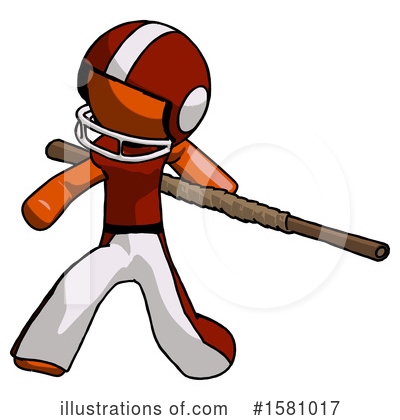 Royalty-Free (RF) Orange Design Mascot Clipart Illustration by Leo Blanchette - Stock Sample #1581017