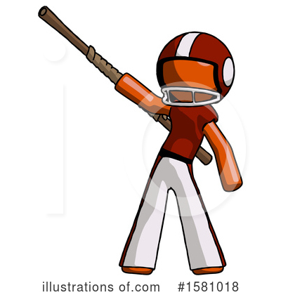 Royalty-Free (RF) Orange Design Mascot Clipart Illustration by Leo Blanchette - Stock Sample #1581018