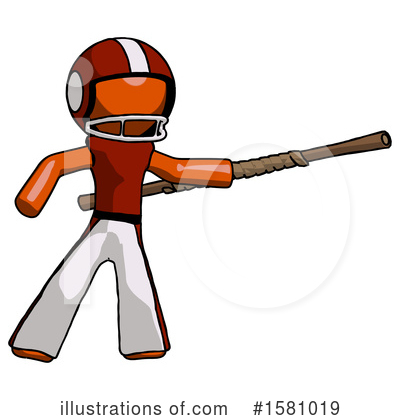 Royalty-Free (RF) Orange Design Mascot Clipart Illustration by Leo Blanchette - Stock Sample #1581019