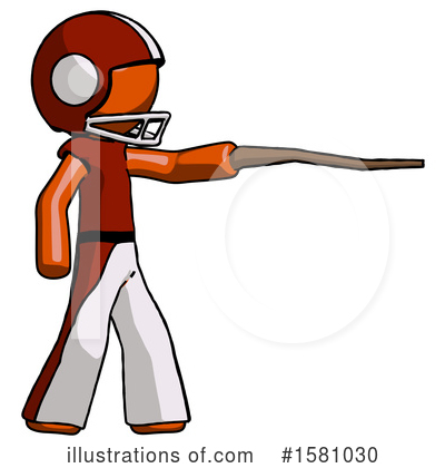 Royalty-Free (RF) Orange Design Mascot Clipart Illustration by Leo Blanchette - Stock Sample #1581030