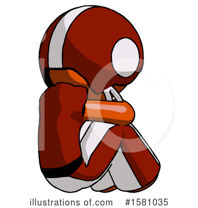 Royalty-Free (RF) Orange Design Mascot Clipart Illustration by Leo Blanchette - Stock Sample #1581035