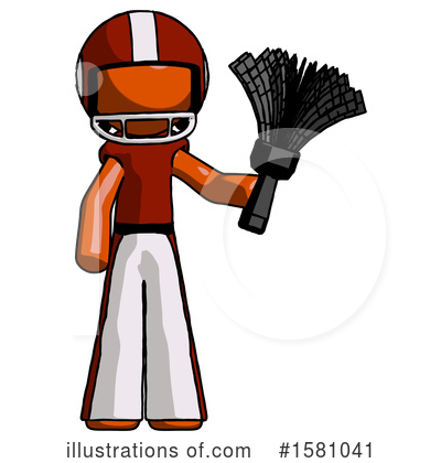 Royalty-Free (RF) Orange Design Mascot Clipart Illustration by Leo Blanchette - Stock Sample #1581041