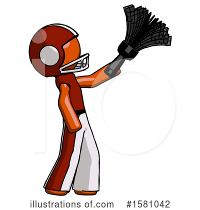 Royalty-Free (RF) Orange Design Mascot Clipart Illustration by Leo Blanchette - Stock Sample #1581042