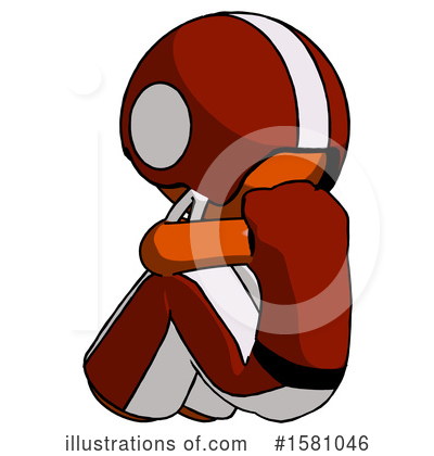 Royalty-Free (RF) Orange Design Mascot Clipart Illustration by Leo Blanchette - Stock Sample #1581046