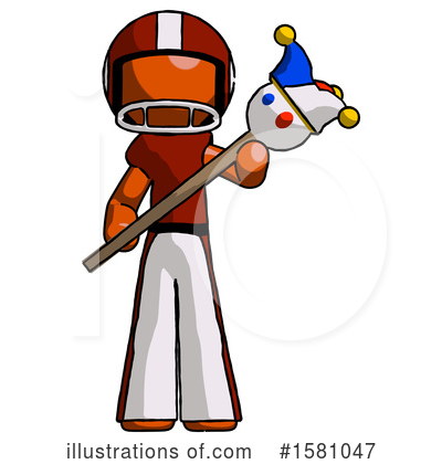Royalty-Free (RF) Orange Design Mascot Clipart Illustration by Leo Blanchette - Stock Sample #1581047