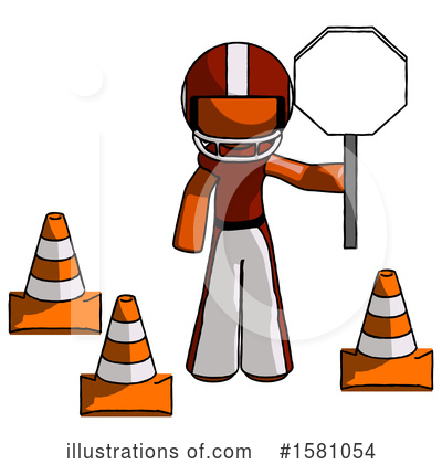 Royalty-Free (RF) Orange Design Mascot Clipart Illustration by Leo Blanchette - Stock Sample #1581054