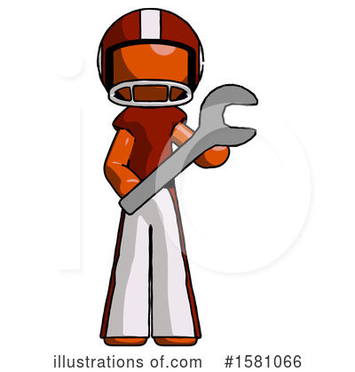 Royalty-Free (RF) Orange Design Mascot Clipart Illustration by Leo Blanchette - Stock Sample #1581066