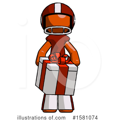 Royalty-Free (RF) Orange Design Mascot Clipart Illustration by Leo Blanchette - Stock Sample #1581074