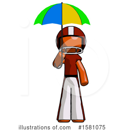 Royalty-Free (RF) Orange Design Mascot Clipart Illustration by Leo Blanchette - Stock Sample #1581075